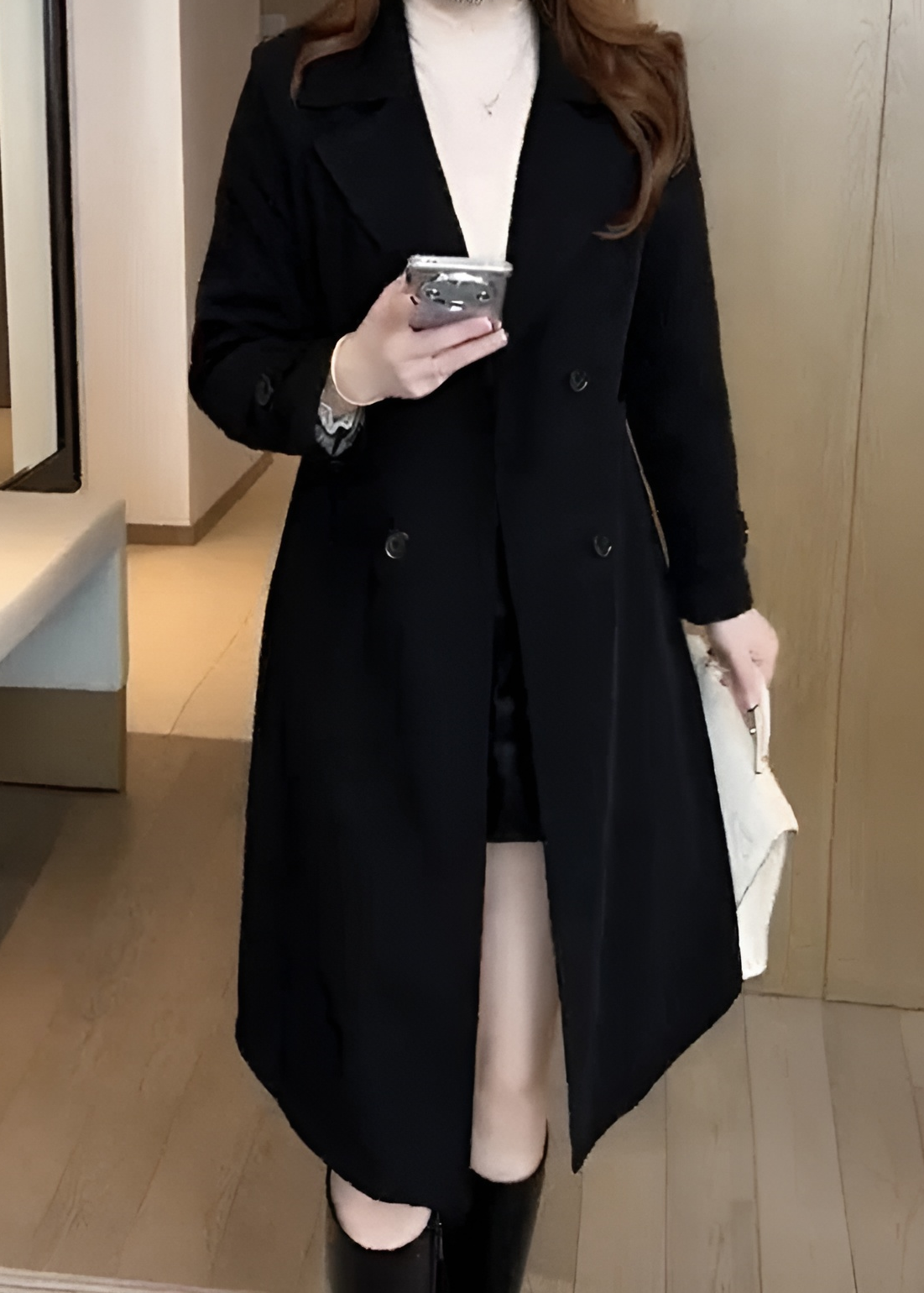 Nadia™ - Elegant Warmth Trenchcoat