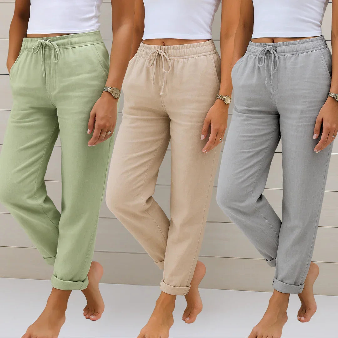 Freya™ Premium Linen Stretch Trousers