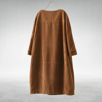 Margot | Relaxed Corduroy Midi Dress