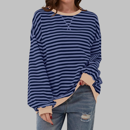 Etta | Long Sleeve Striped Top