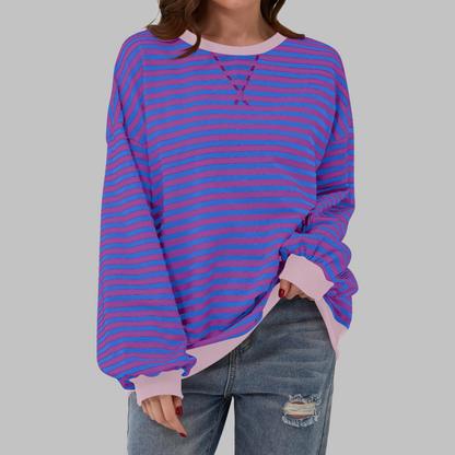 Etta | Long Sleeve Striped Top