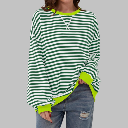 Etta | Long Sleeve Striped Top