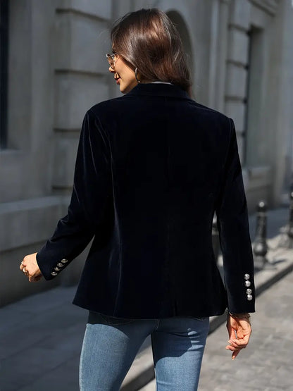 Kelly™ - Elegant Velvet Blazer
