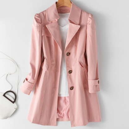 Raphaella™ - Mid-Length Trench Coat
