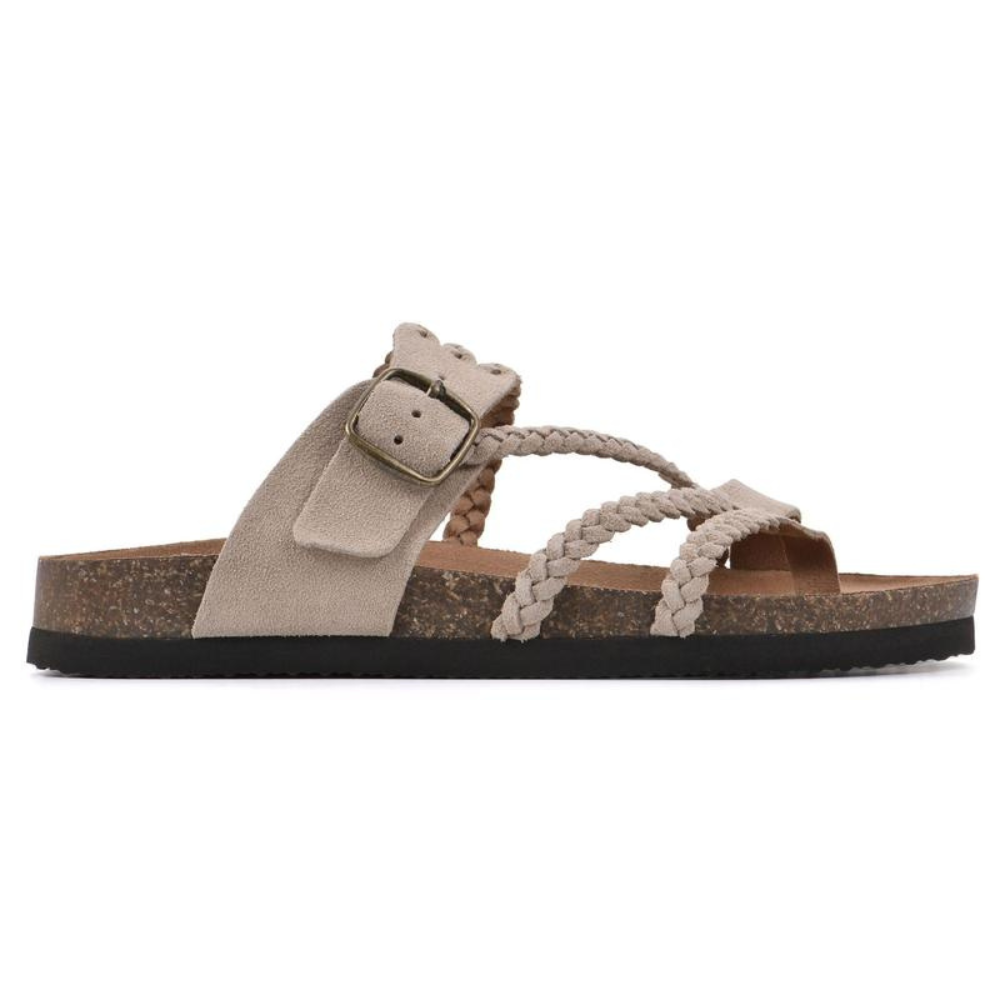 June | Braided Cork Sandals