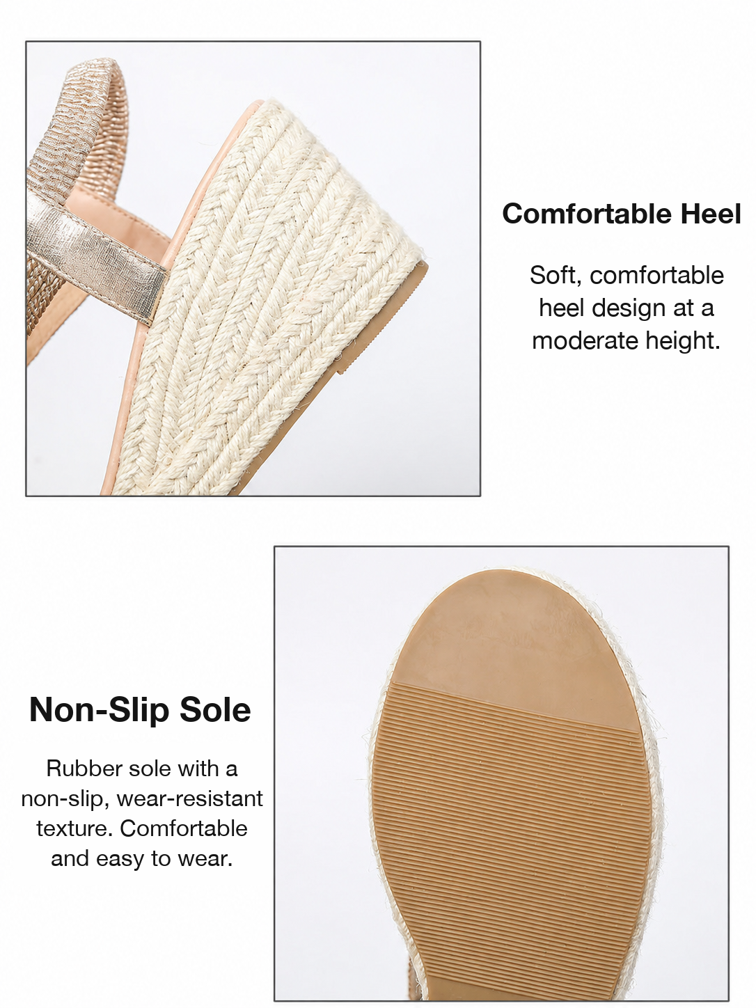 Odile | Woven Rope Wedges