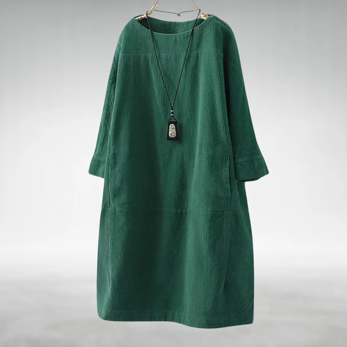 Margot | Relaxed Corduroy Midi Dress