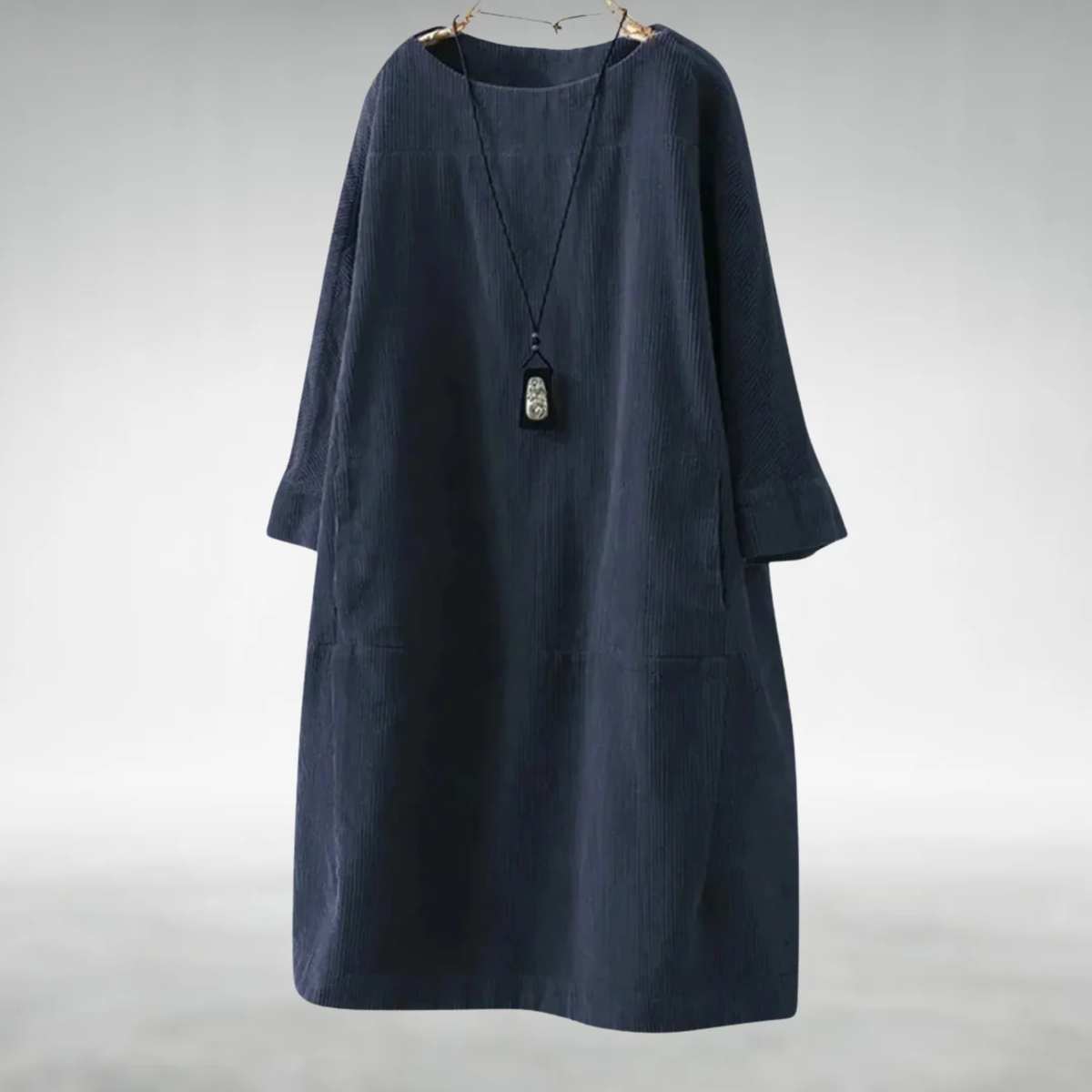Margot | Relaxed Corduroy Midi Dress