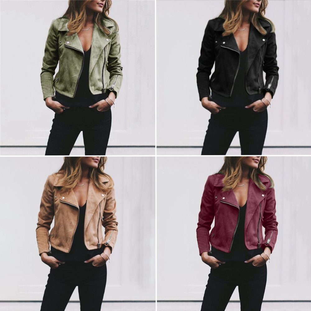 Dion™ - Suede Biker Jacket