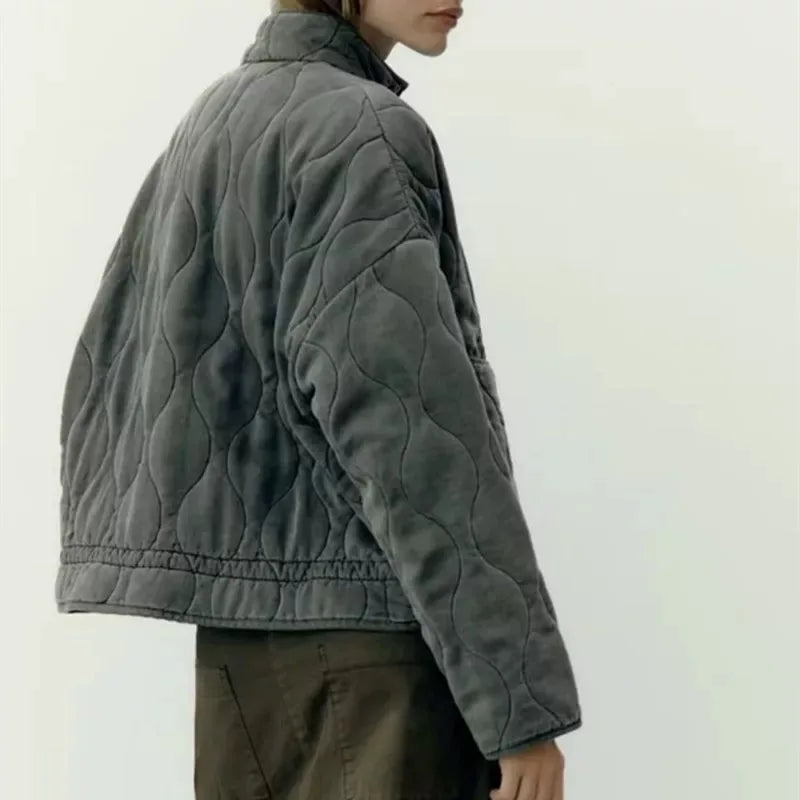 Megan™ - Vintage Quilted Cotton Jacket