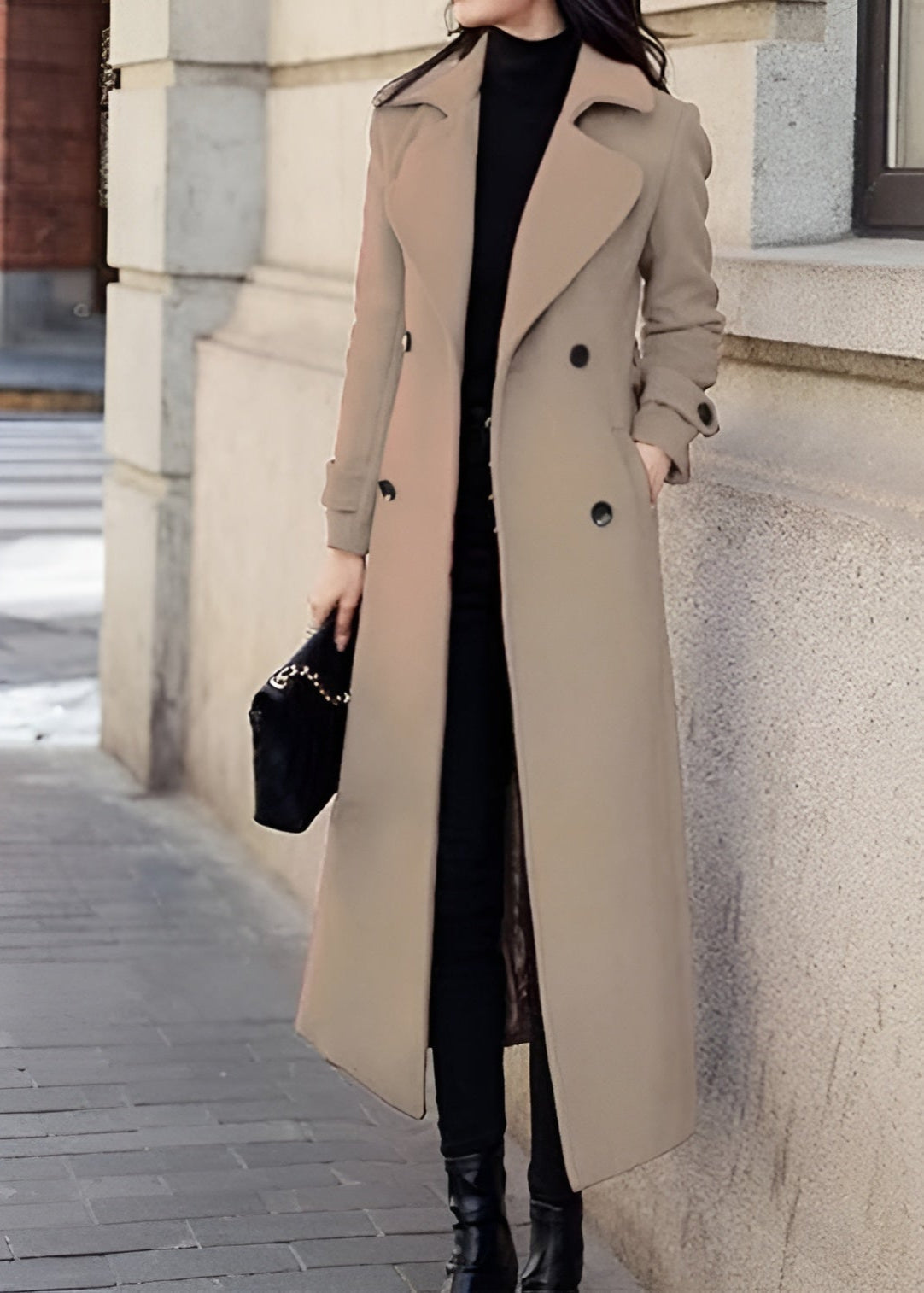 Nadia™ - Elegant Warmth Trenchcoat
