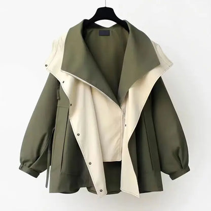 Xiandra™ - Trendy Hooded Windbreaker Coat