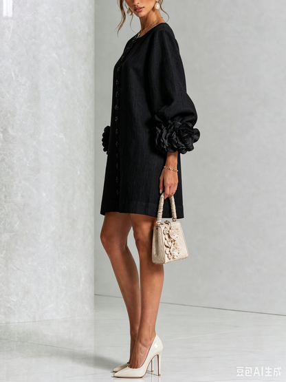 Anouk | Floral Button-Down Dress
