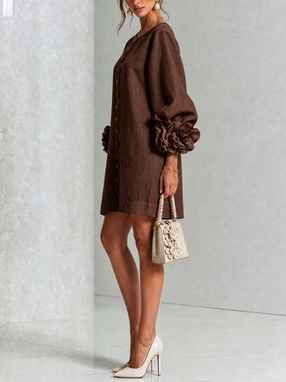 Anouk | Floral Button-Down Dress