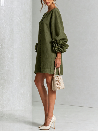 Anouk | Floral Button-Down Dress
