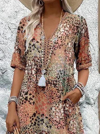 Rue | Bold Print Midi Dress