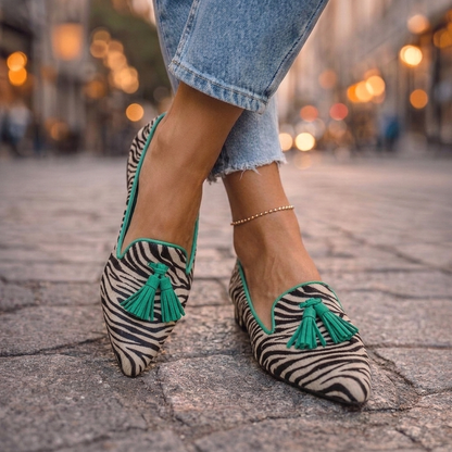Livia pointed flats original photograph