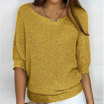 Georgia - Relaxed Knit Top