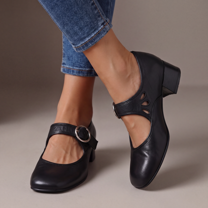 Véronique block-heel Mary Jane shoes